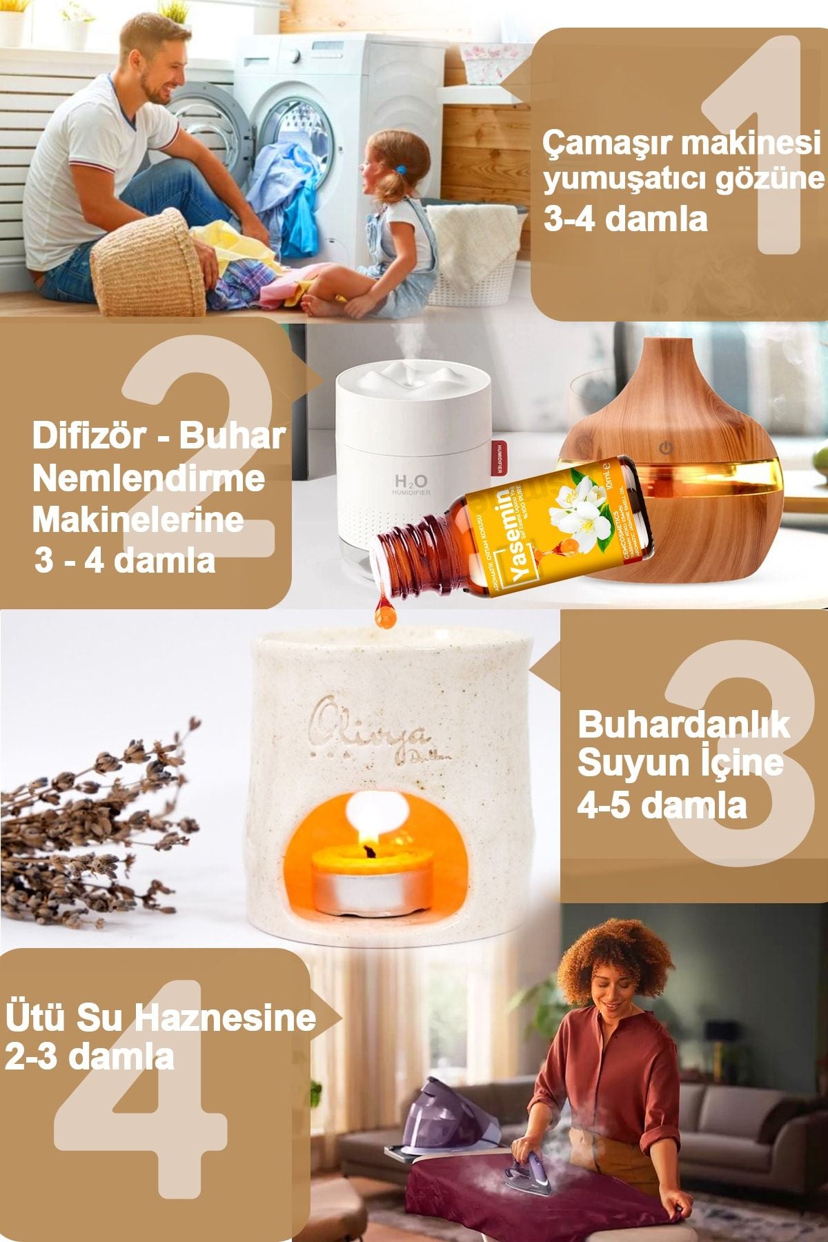 Cem Cosmetics Cem Gece Ateşi Pure Essential Oil Diffuser Essence Aromatherapy Room Fragrance 10 ml 2