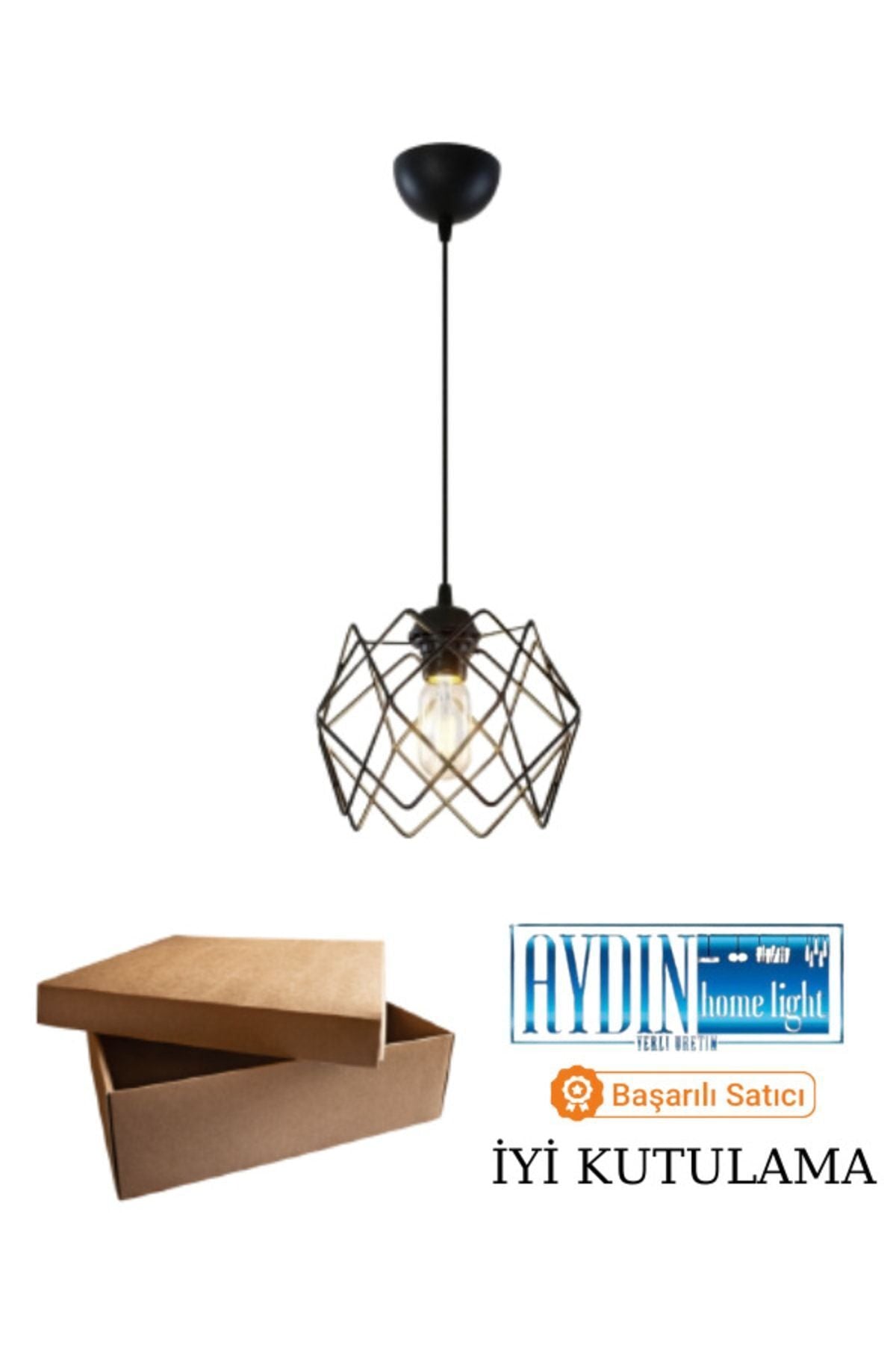 AYDINHOMELIGHT Promotion No:3 Black Single Pendant Lamp 3