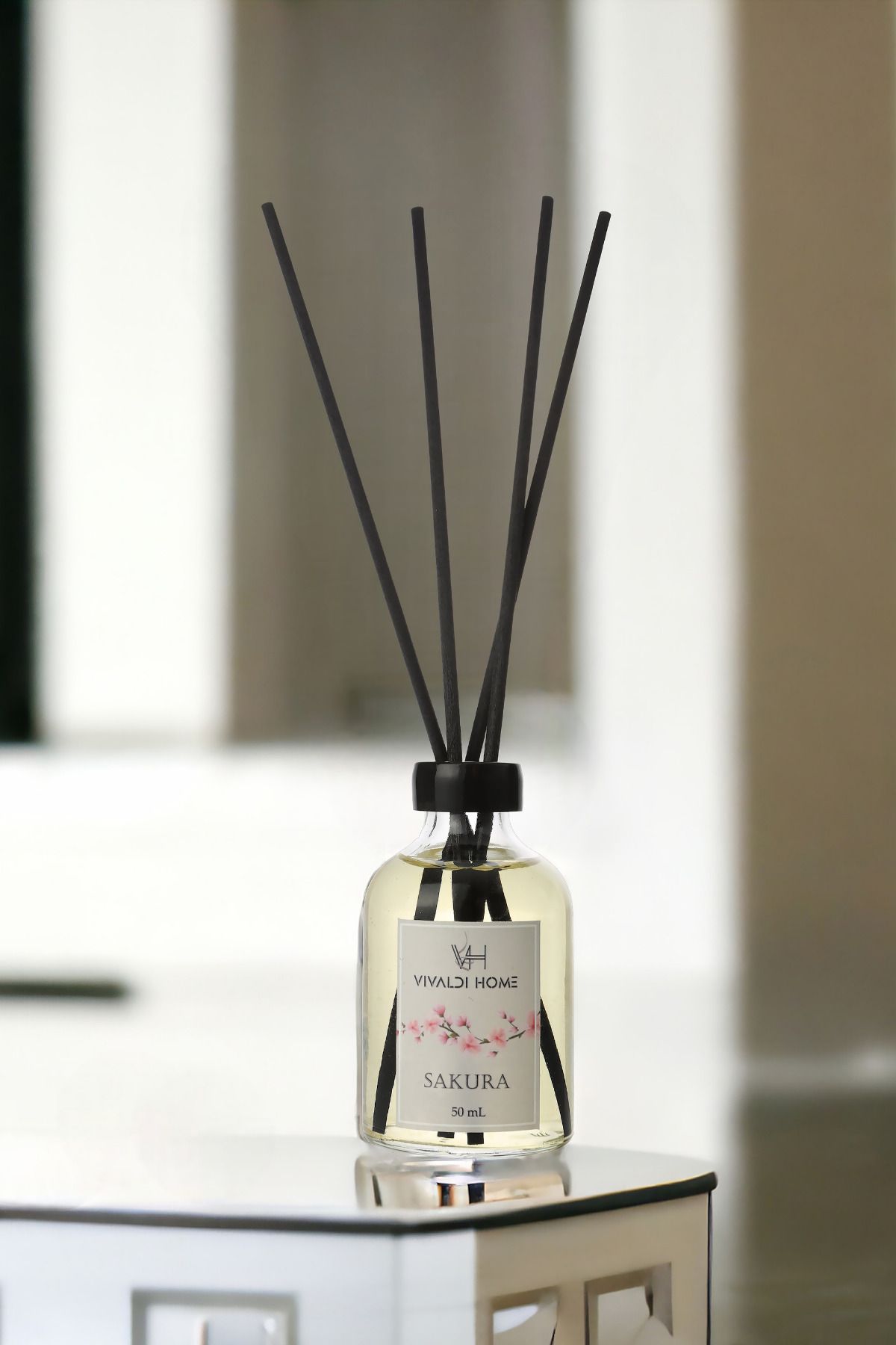 Vivaldi Home Sakura Blossom Reed Diffuser Essential Oil 50ml 3