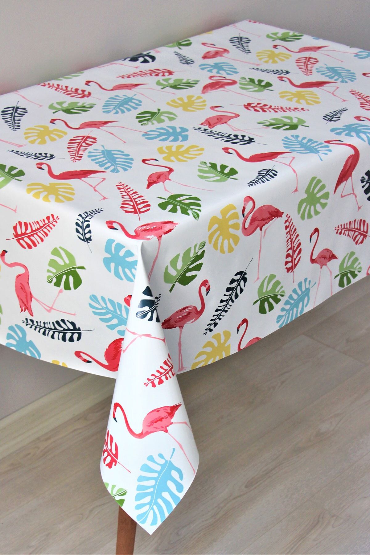 DDHOME Astarlı Silinebilir PVC Tablecloth Flamingo - 8094-1 1