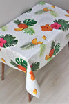 DDHOME Lined Wipeable PVC Tablecloth - Pineapple - 8097-1y 3