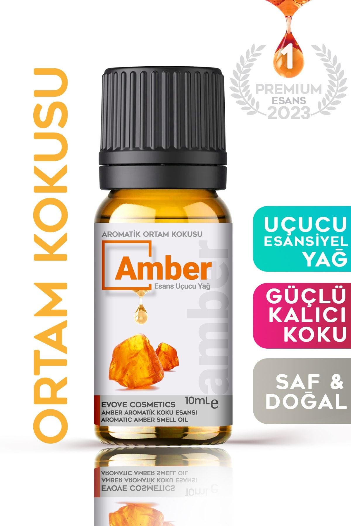 Cem Cosmetics Amber Flower Pure Essential Oil 10ml Diffuser Oil Aromatherapy Room Scent 1