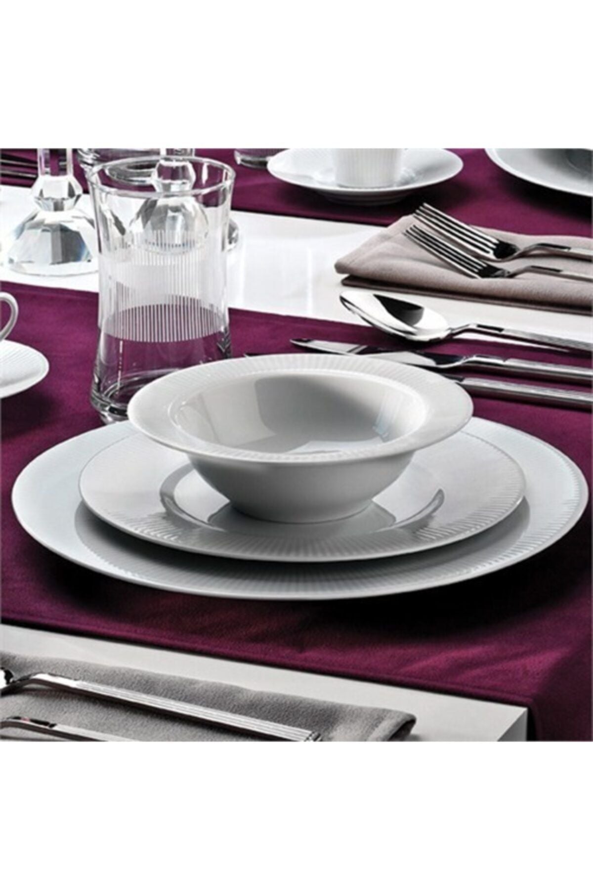 Kütahya Porselen Çisil 48 Piece 12 Person Dinner Set 4