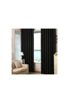 Brillant Blackout Curtain Black Lcrblck 100x200 cm 1