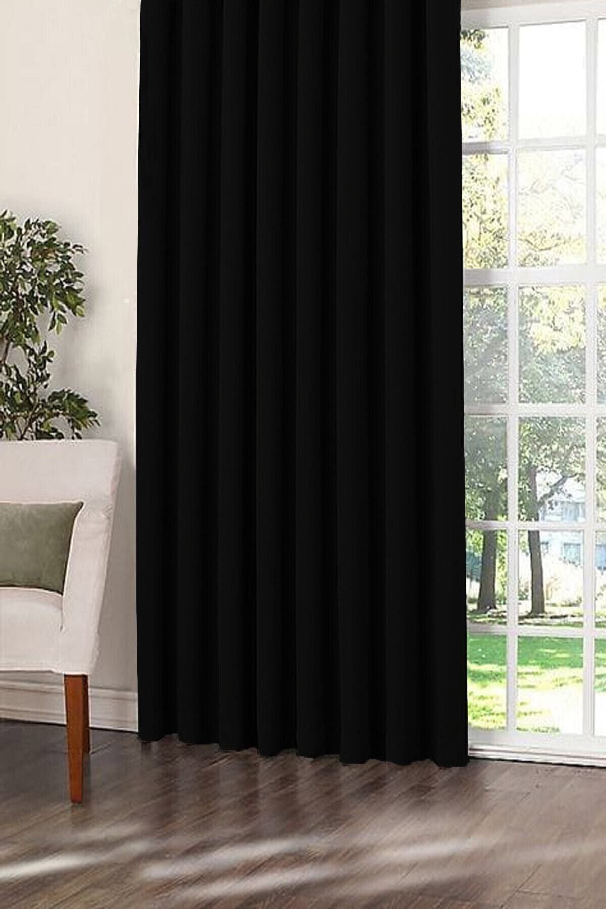 Brillant Blackout Curtain Black Lcrblck 100x200 cm 3