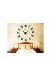 Otantik Wooden 3D Roman Numeral Wall Clock Black 3