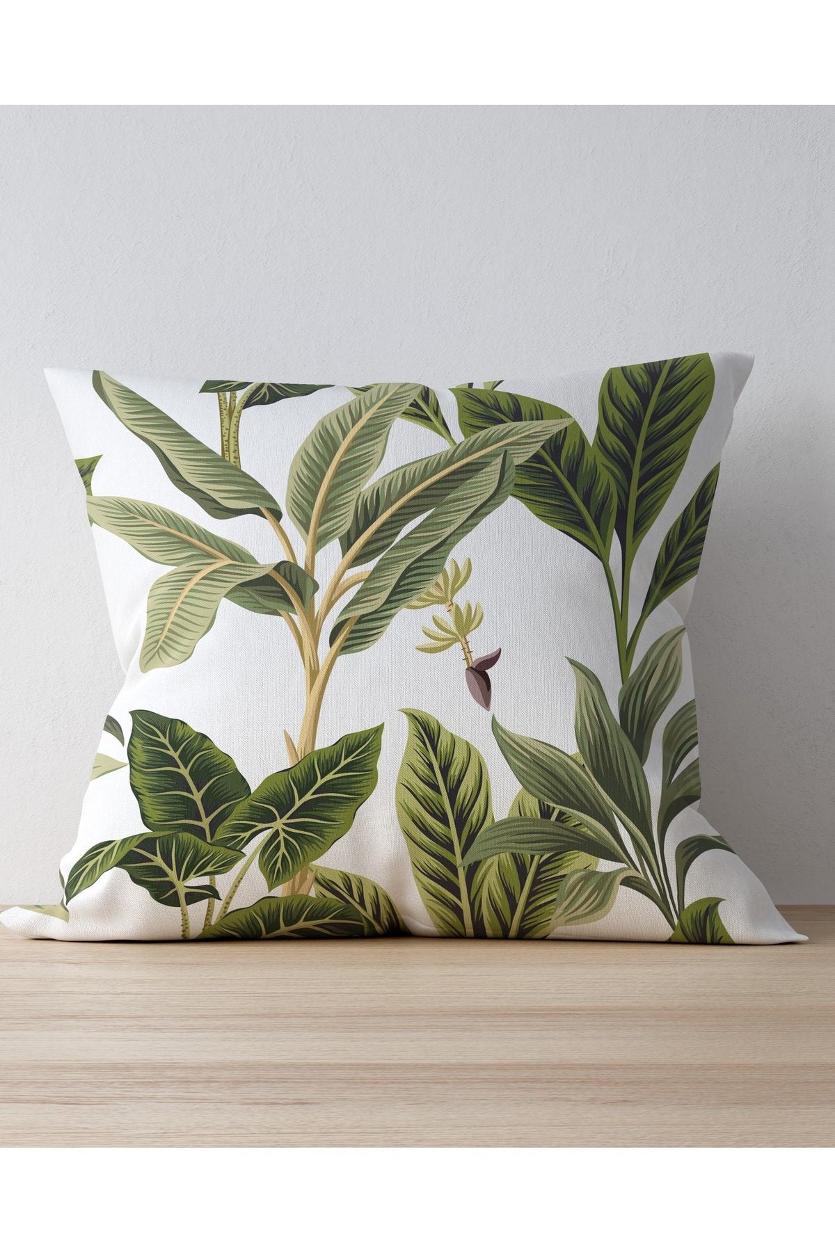 Pilloveland Tropical Patterned Double-Sided Printed Pillow Cover 1