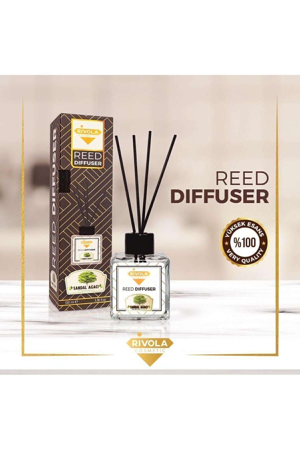 Rivola Bamboo Fragrance Sandalwood 100 ml 1