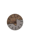 YILDIZSANAT Walnut White Black Decorative Wall Clock 1