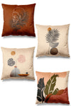 Pilloveland Double-Sided Printed African Portrait Patterned 4-Piece Suede Cushion Cover 1