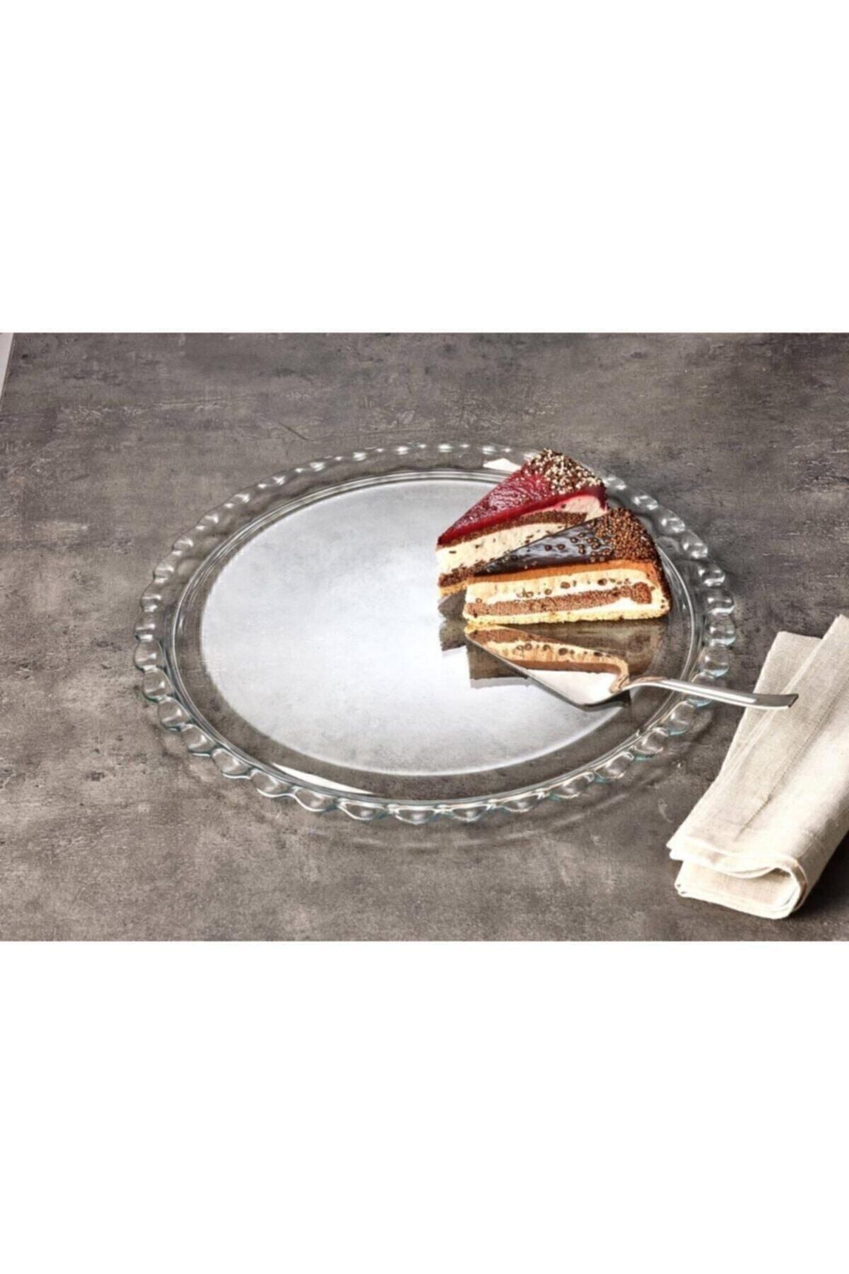 Paşabahçe 10673 Patisserie Large Glass Serving Plate 26 cm 1