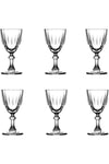 Paşabahçe 6-Piece Diamond Water Glass Set for Coffee 2