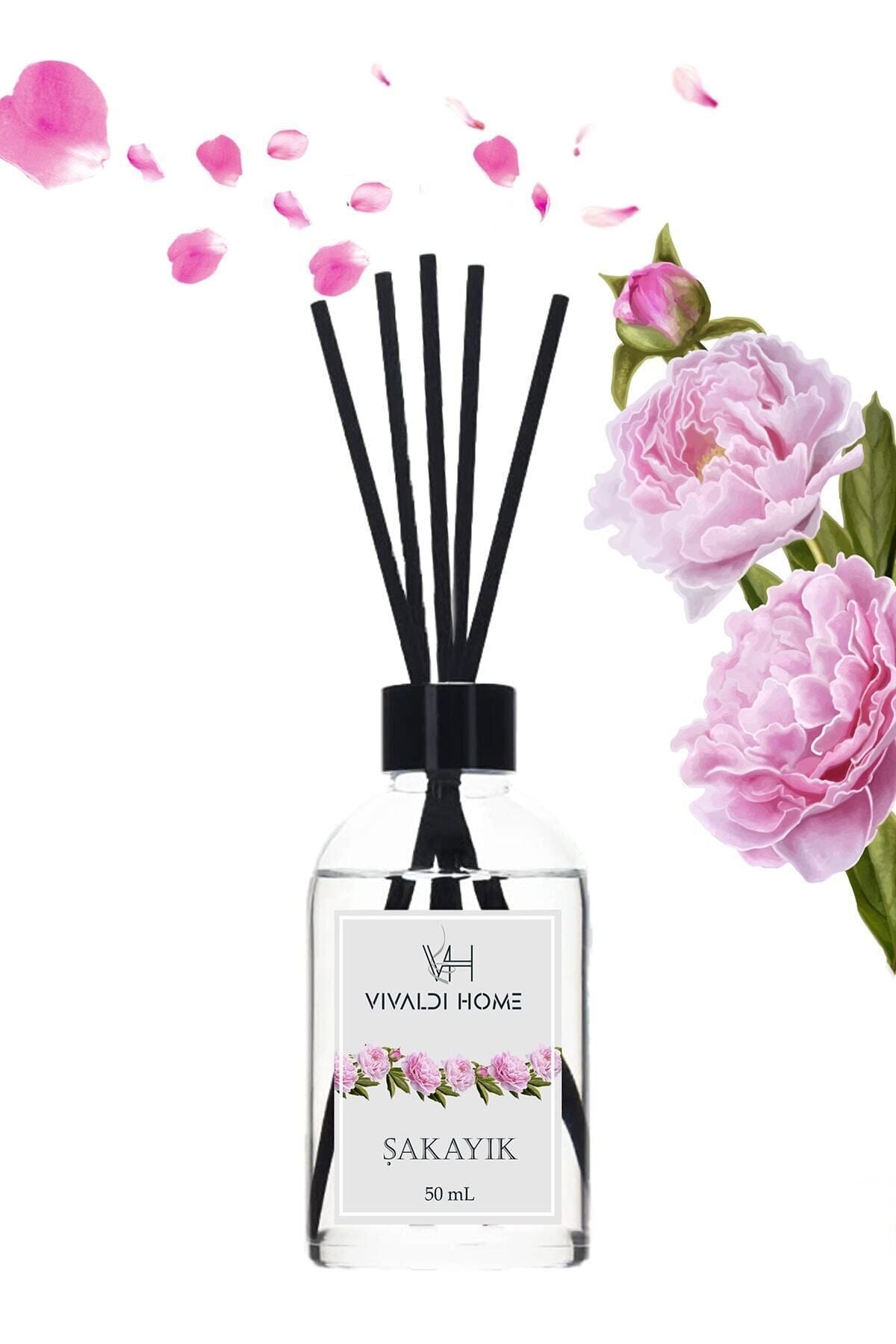 Vivaldi Home Peony Flower Reed Diffuser Essential Oil 50ml 8