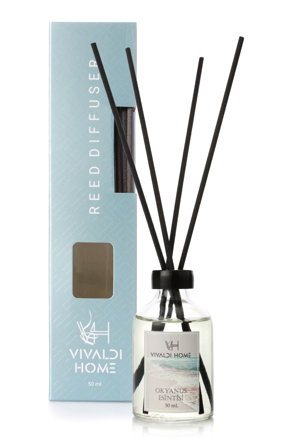 Vivaldi Home Ocean Breeze Reed Diffuser Essential Oil 50ml 2