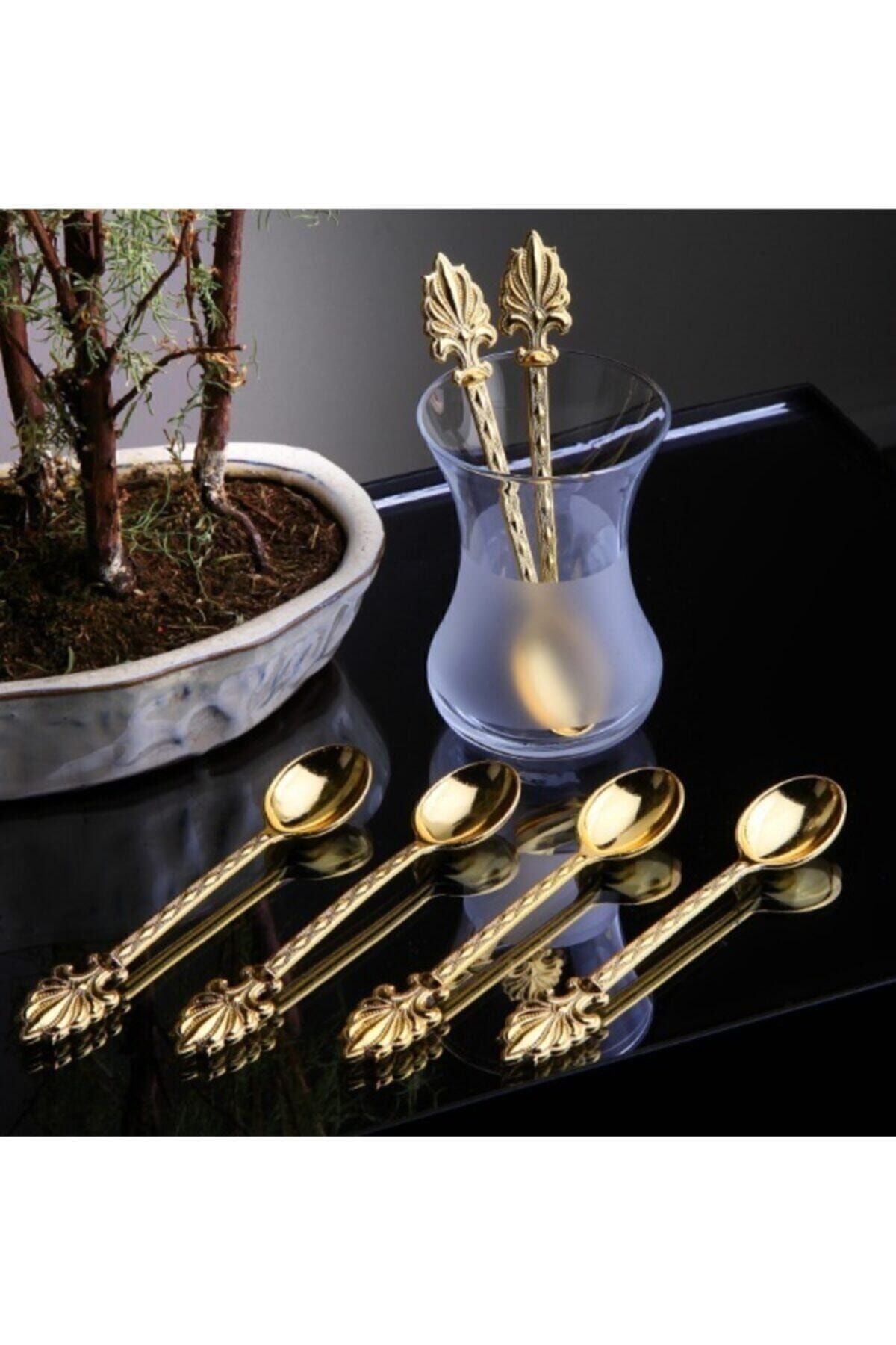 WuuQ 6-Person Gold Tea Spoon 1