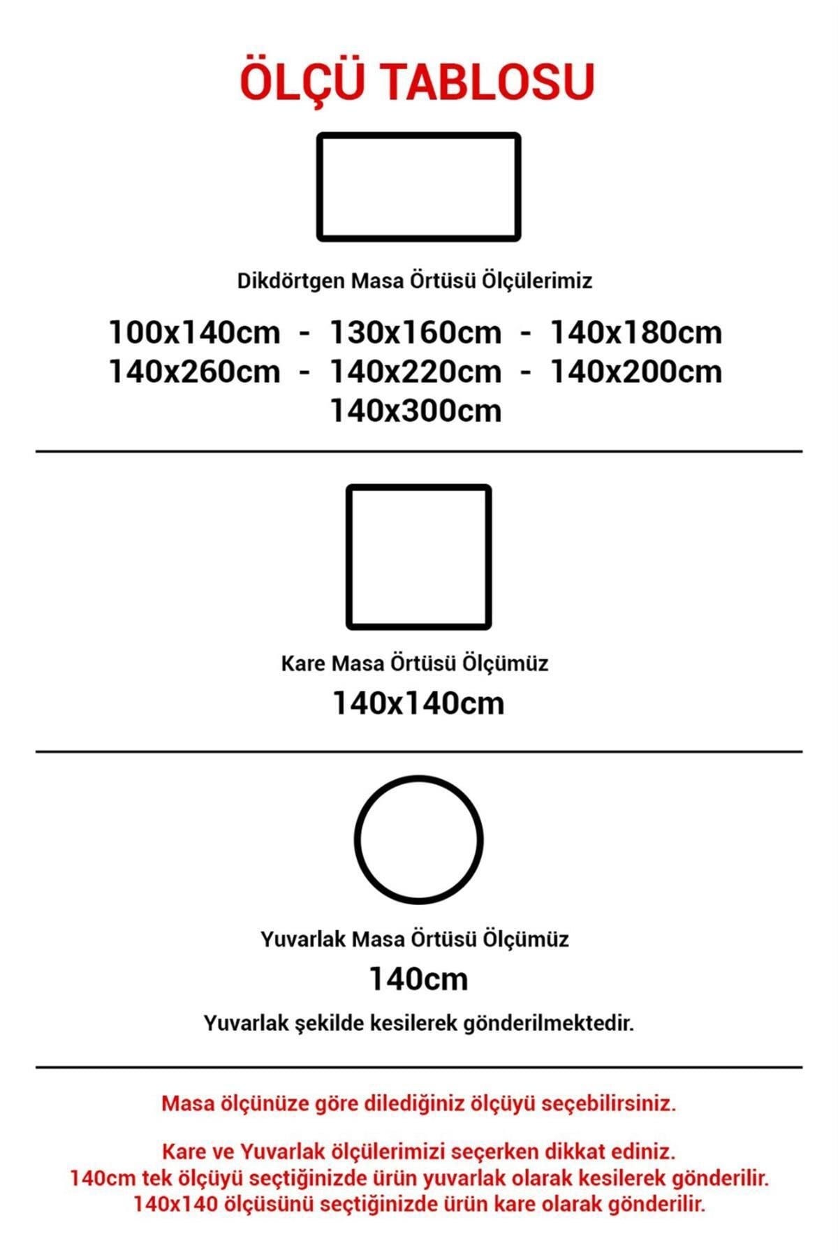 DDHOME Astarlı Silinebilir PVC Muşamba Masa Örtüsü Kartane - 1096-3 5