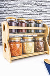 Bambum Bench - 8 Piece 2-Tier Spice Rack Set 3