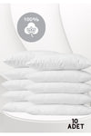 Sheri Home Tekstil Cotton 50x70 White Inner Liner, Zippered Pillowcase, 10-Pack Pillow Protector 1