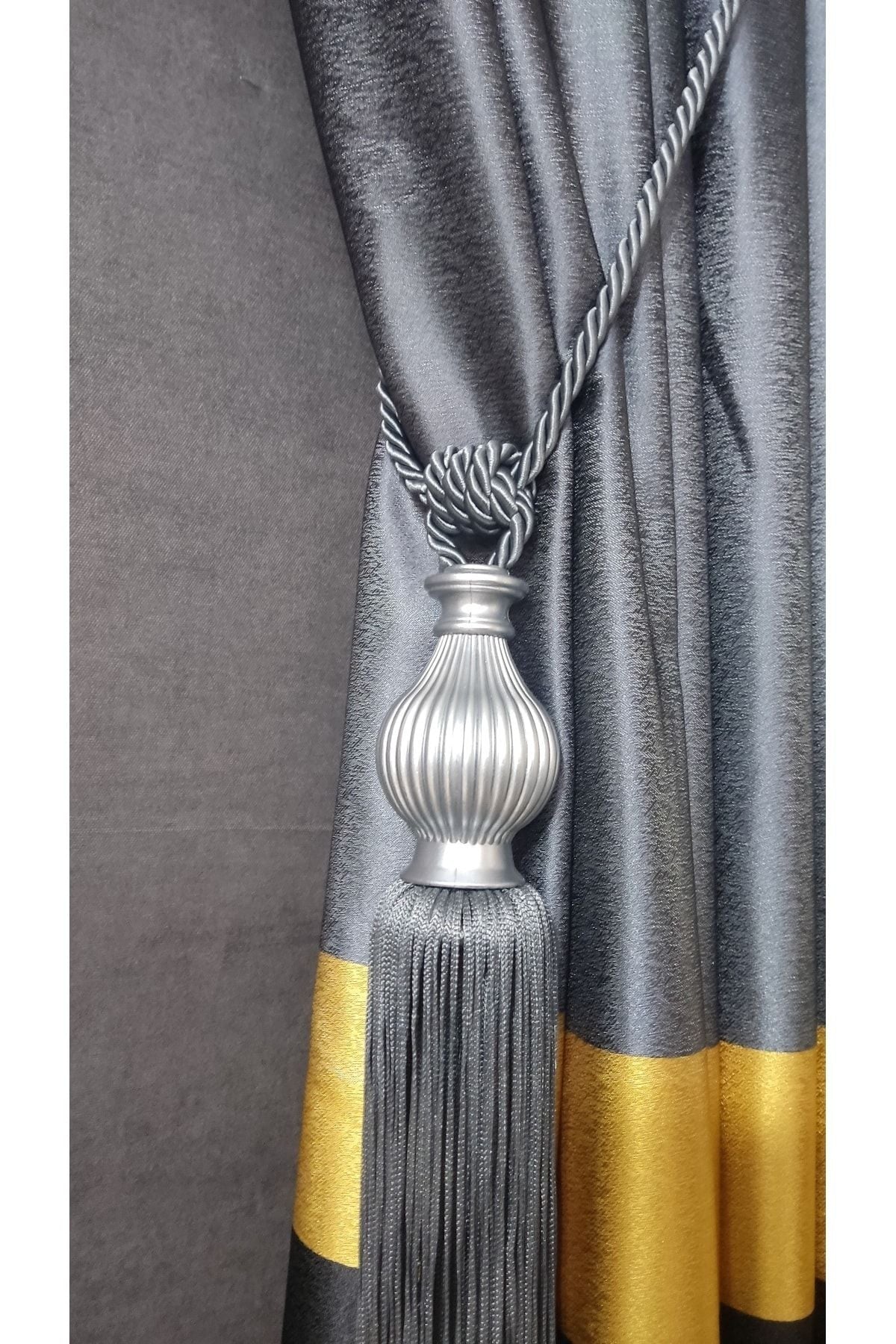 Yuka Grey Kuka Tieback Curtain Accessory 2