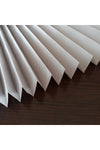 Kidmex White Pleated Foldable Glass Balcony Curtain - Office Curtain - Home Curtain - Living Room Curtain - Pleated Curtain 2