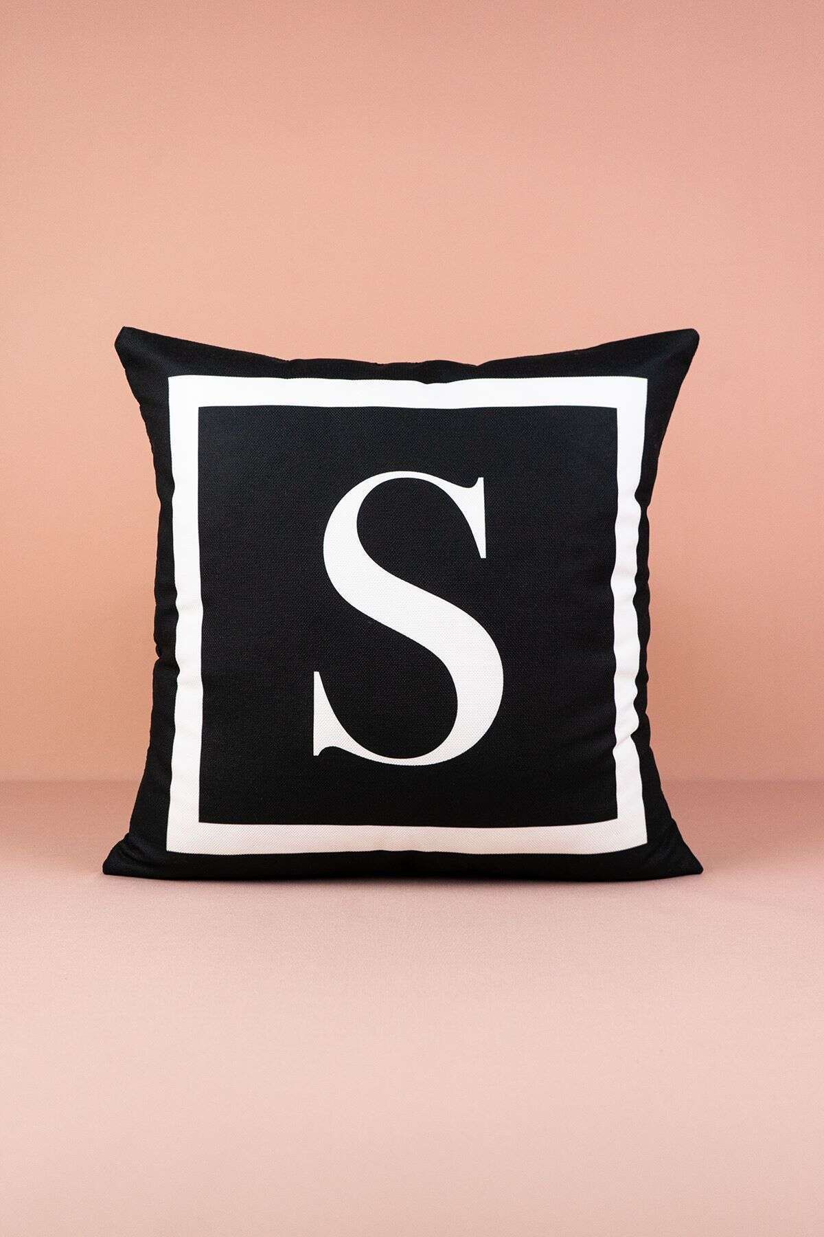 Cango Home Lettered Pillow Cover S - 43x43 Cm 1