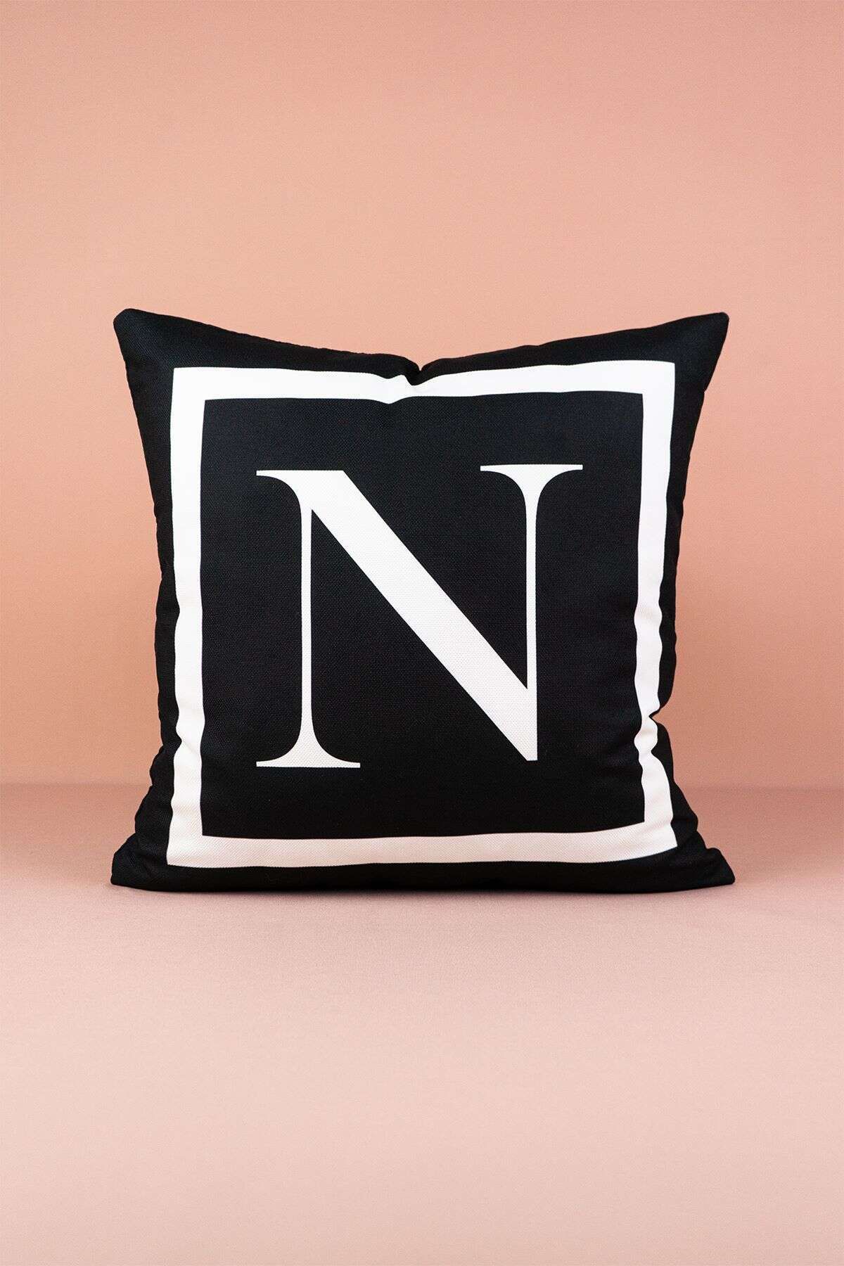 Cango Home Lettered Cushion Cover N - 43x43 Cm 1