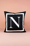 Cango Home Lettered Cushion Cover N - 43x43 Cm 1