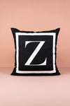 Cango Home Lettered Pillow Cover Z Letter - 43x43 Cm 1