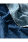 English Home Plain Cotton Double Blanket Blue - Navy 4