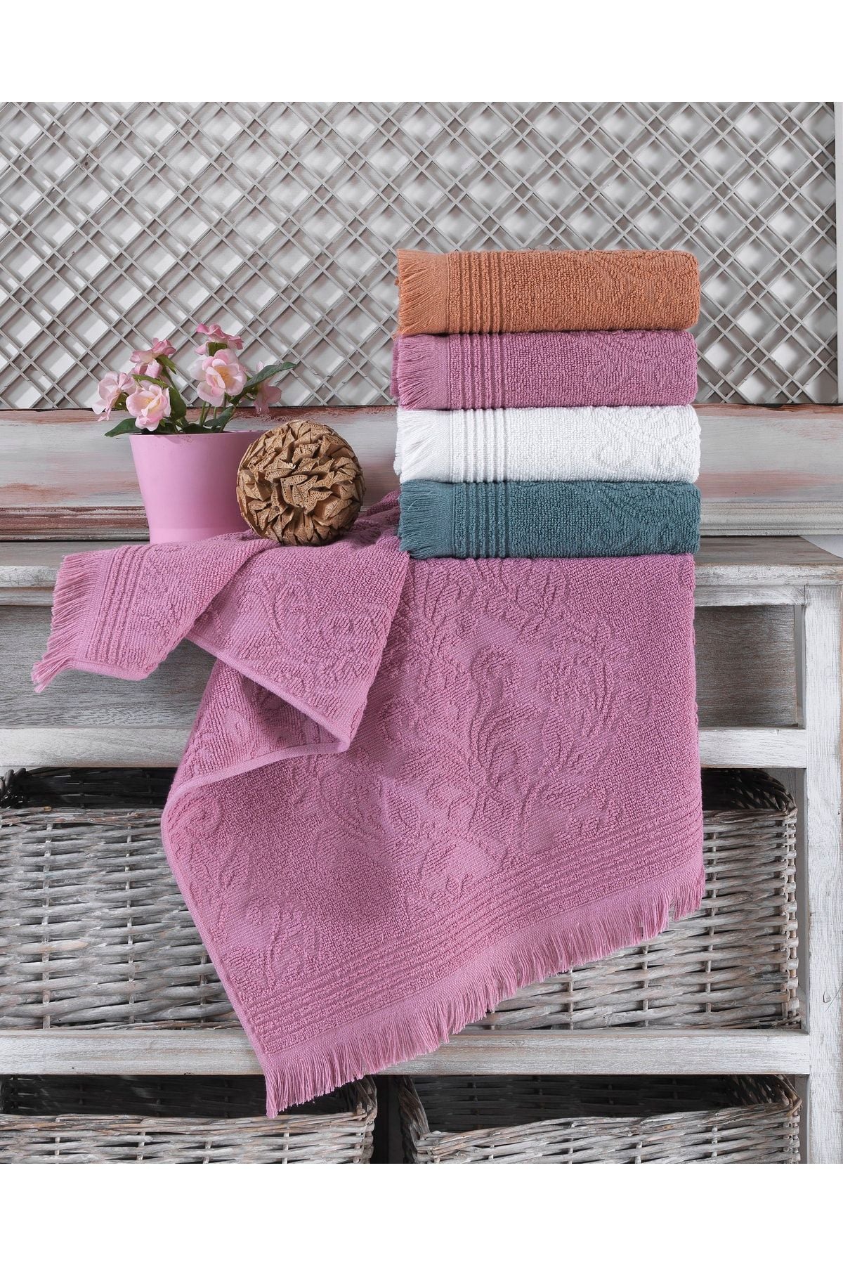 Mariva Home Luna Hand And Face Towel Set 4-Piece 50x90 Cm 1