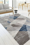 Mutlu Çeyiz Geometric Patterned Sponge Backed Non-Slip Washable Carpet Cover Mc63 1