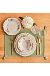 Bella Maison Julia Stoneware 24 Piece 6 Person Dinner Set Green 1