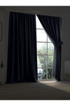 Demor Home High-Quality Anthracite Blackout Curtain with Tape Pleat Single Panel 1