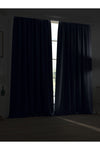 Demor Home High-Quality Anthracite Blackout Curtain with Tape Pleat Single Panel 2