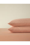 English Home Novella Premium Soft Cotton Double Fitted Sheet Set 160x200 Cm Rose Dust 2