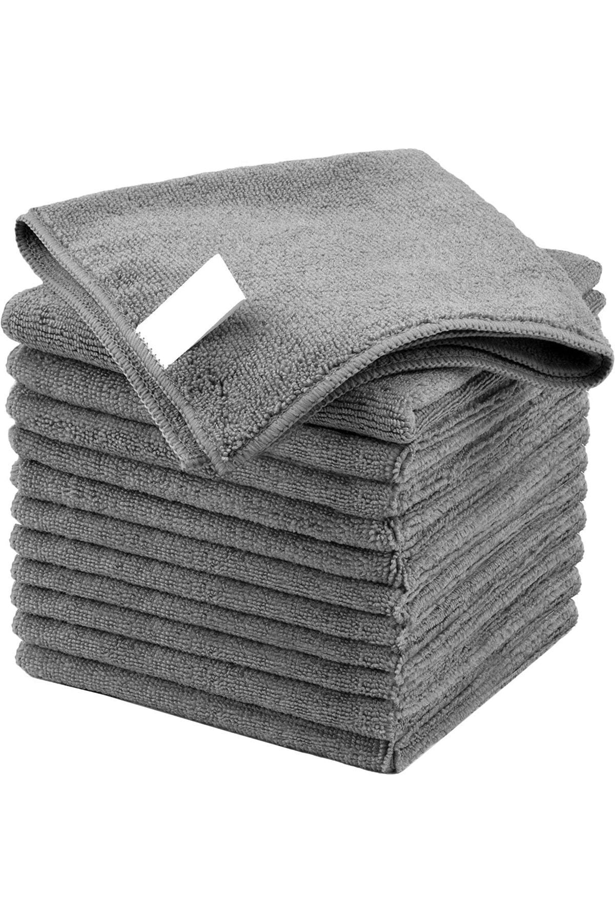 Vizyon Park Microfiber Velvet Texture Super Absorbent Kitchen Drying And Cleaning Towel 40x40 Cm 1