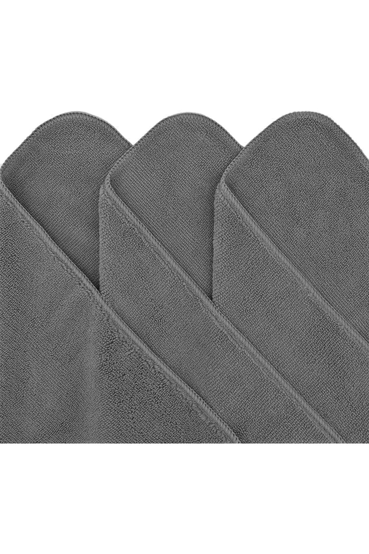 Vizyon Park Microfiber Velvet Texture Super Absorbent Kitchen Drying And Cleaning Towel 40x40 Cm 3