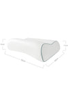 VISCOTEX High Orthopedic Pillow 55x40x13/11 cm White 2