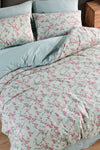 HMCTEKS Double-Sided Double Bed Duvet Cover Set Mint 3