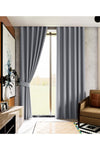 VOILAGE Taç Grey Blackout Curtain 1