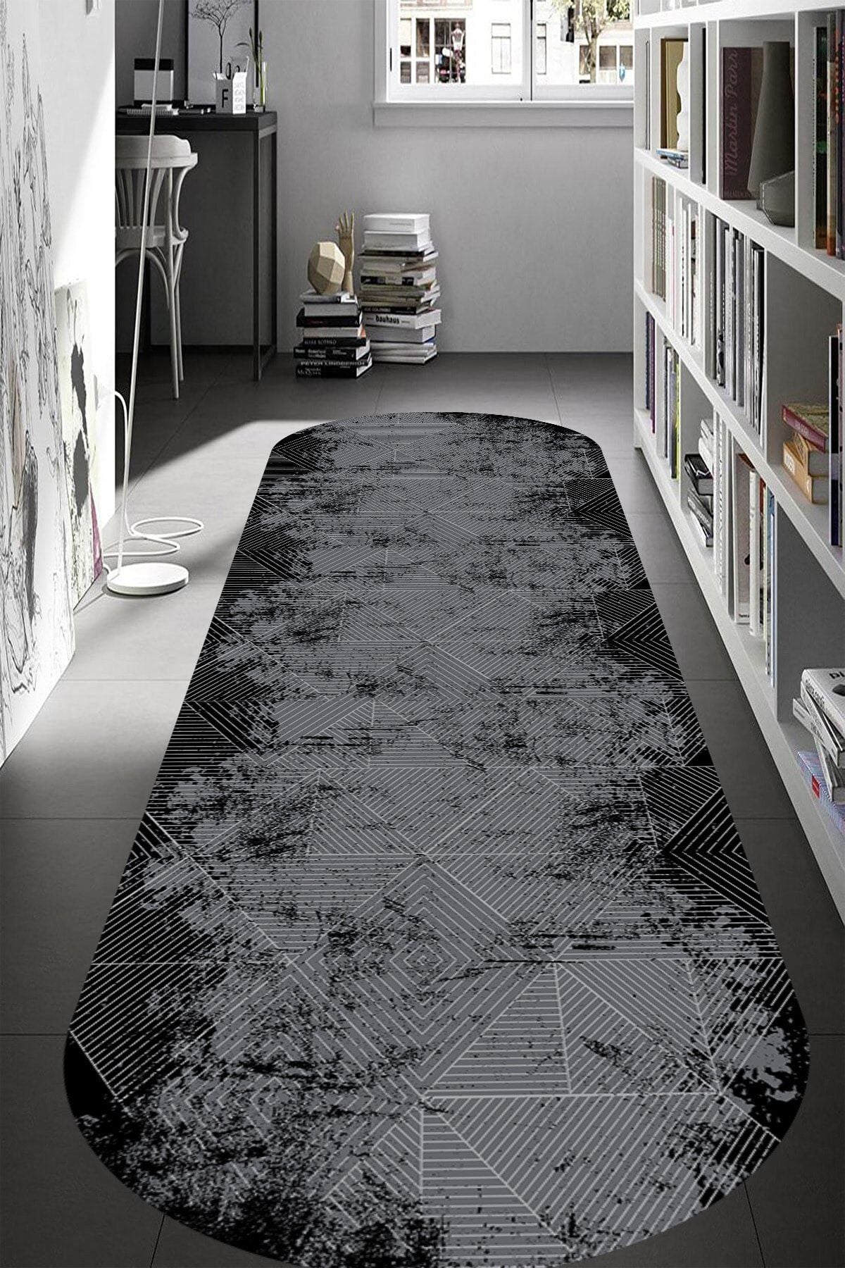 Decomia Home Digital Non-Slip Washable Modern Living Room Rug Kitchen Rug Corridor Rug Carpet-Runner 1185-1o 1