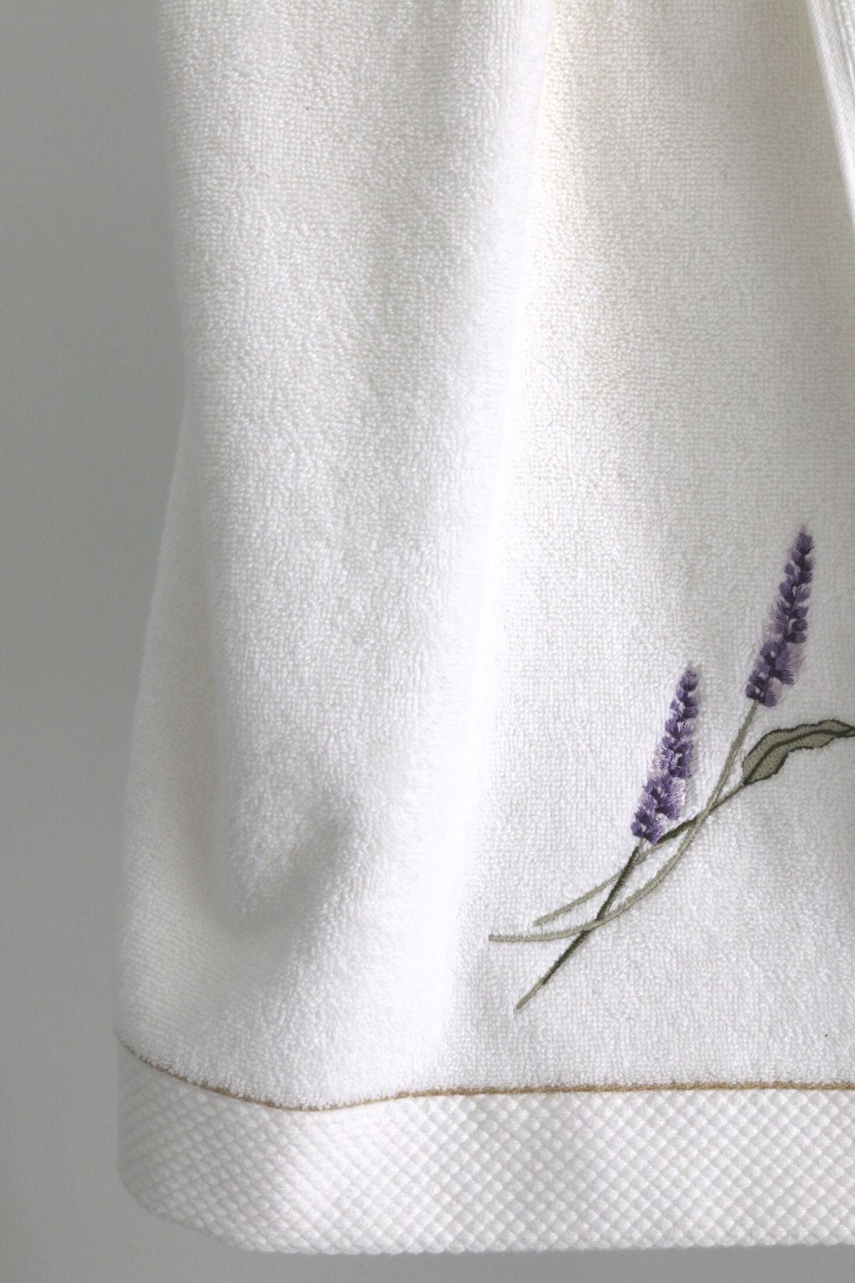 LAVENDIER Lavender 50x80 Dual Hand/Face Towel Set 100% Cotton 3