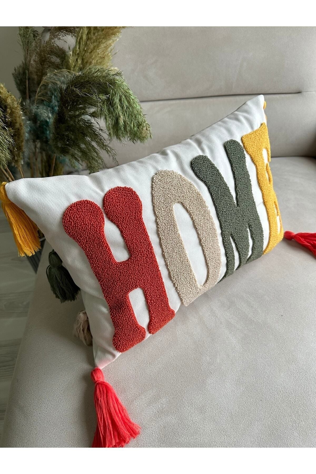 Reset Punch Embroidered Cushion Cover 1