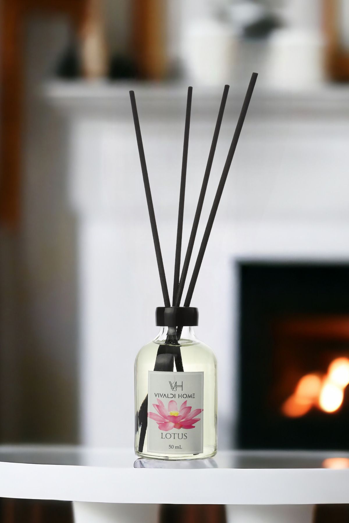 Vivaldi Home Lotus Flower Reed Diffuser Essential Oil 50ml 3