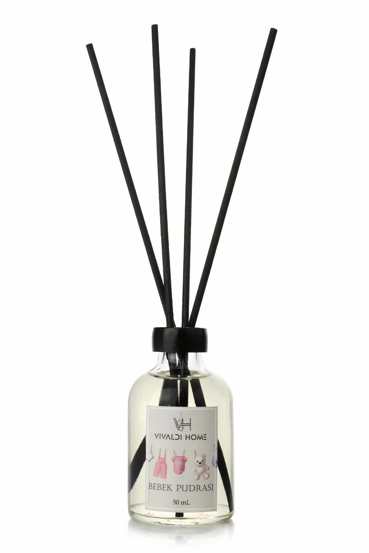 Vivaldi Home Baby Powder Reed Diffuser Essential Oil 50ml 1