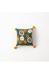 SWITA Single Decorative Punch Embroidered Flower Pattern Pillow Cover 2