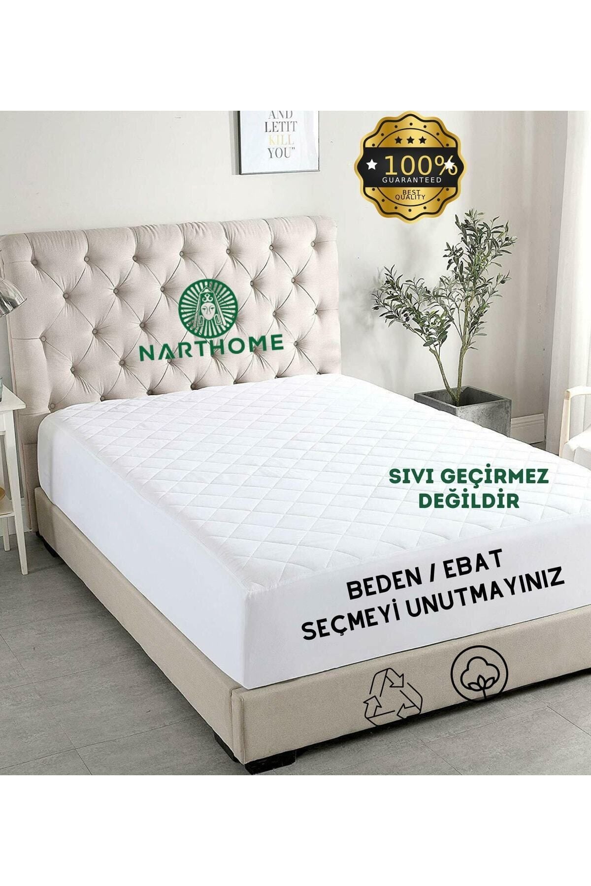 Nart Home Quilted Fitted Mattress Protector Alez Single Double Quilted Cotton Mattress Alez 9 Sizes 1