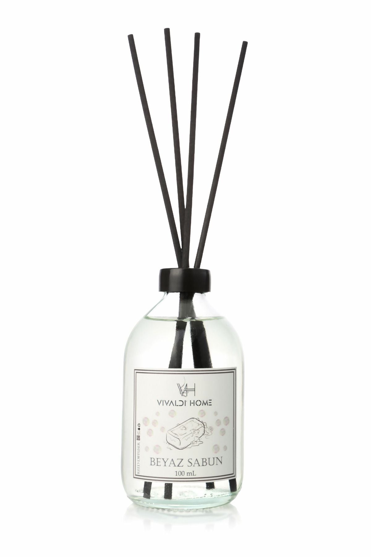 Vivaldi Home White Soap Reed Diffuser Essential Oil 100ml 1