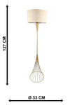 Begüsa Olde Floor Lamp Antique Beige Shade 4