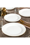 Güral Porselen Soprano 6 Pieces 21 Cm Cake Plate - Gold 3